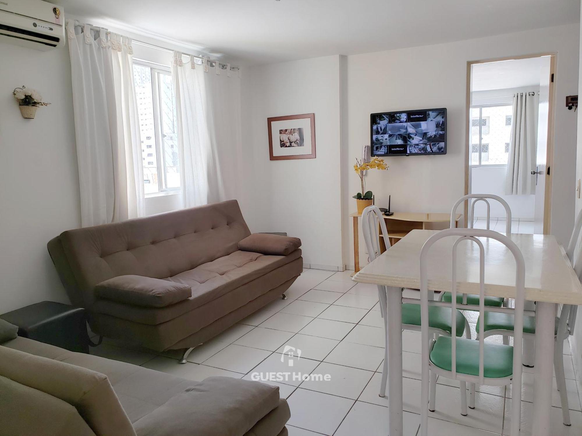 1 Quarto, Andar Alto, Acolhedor, Com Ar Condicionado * Balneario Camboriu